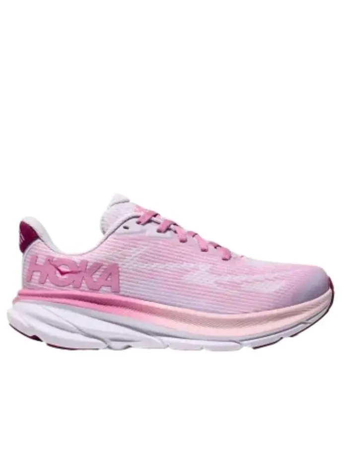Кроссовки (GS) HOKA ONE ONE Clifton 9 'Starlight Glow Wildflower' — изображение 2 из 6, розовый