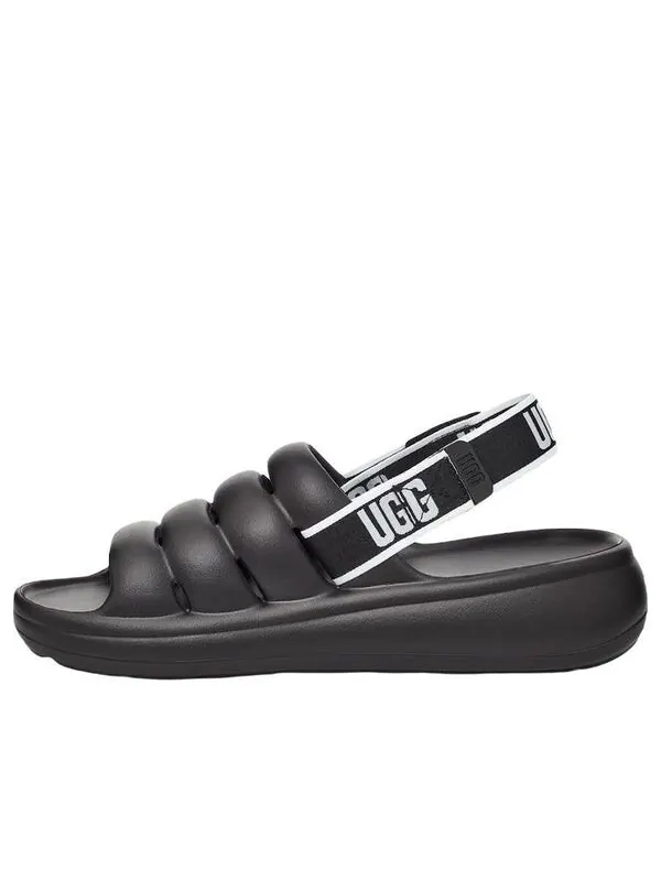 Кроссовки sport yeah slide 'black white' Ugg — изображение 1 из 4, черный/белый