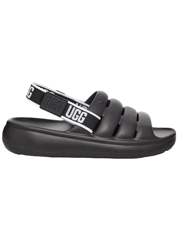 Кроссовки sport yeah slide 'black white' Ugg — изображение 2 из 4, черный/белый