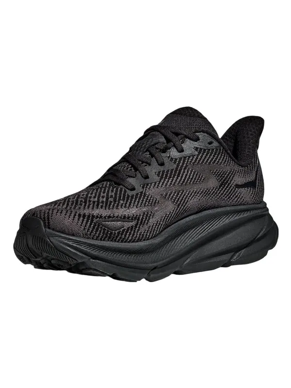 Кроссовки clifton 9 wide 'triple black' Hoka One One — изображение 3 из 4, черный/черный