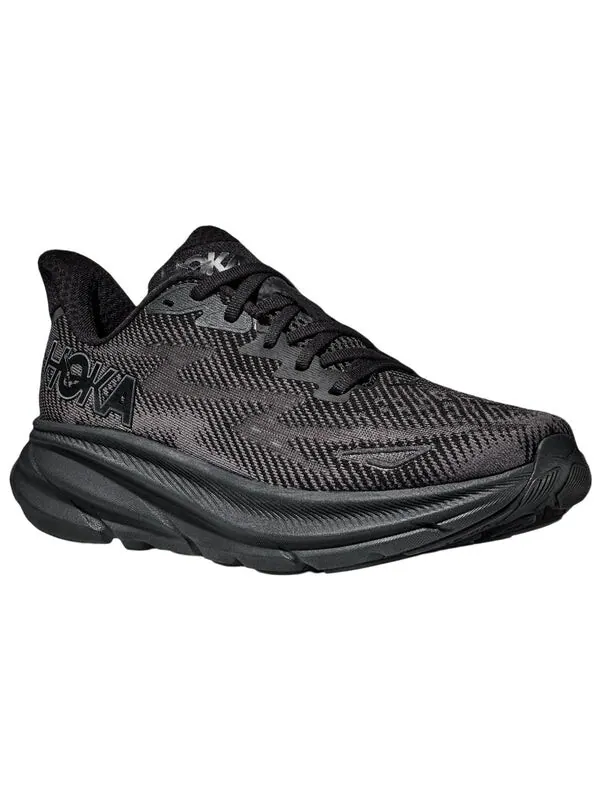 Кроссовки clifton 9 wide 'triple black' Hoka One One — изображение 4 из 4, черный/черный