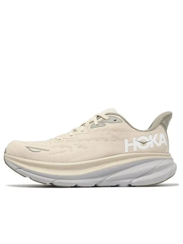 Кроссовки clifton 9 2e wide 'oat milk' Hoka One One — изображение 1 из 4, бежевый/белый