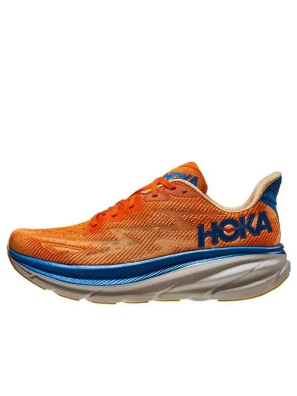 Кроссовки clifton 9 2e wide 'vibrant orange impala' Hoka One One — изображение 1 из 4, оранжевый