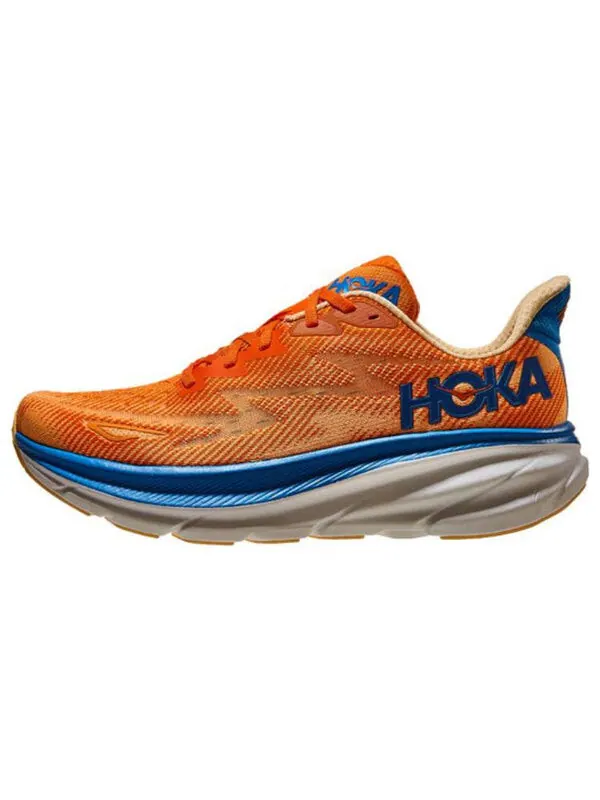 Кроссовки clifton 9 2e wide 'vibrant orange impala' Hoka One One — изображение 2 из 4, оранжевый