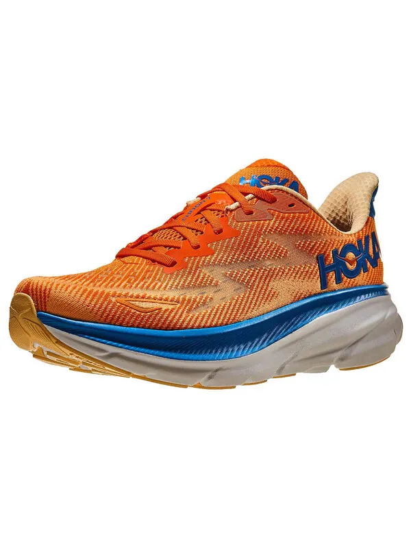 Кроссовки clifton 9 2e wide 'vibrant orange impala' Hoka One One — изображение 4 из 4, оранжевый