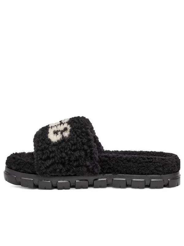 Тапочки cozetta curly graphic 'black' Ugg — изображение 1 из 4, черный