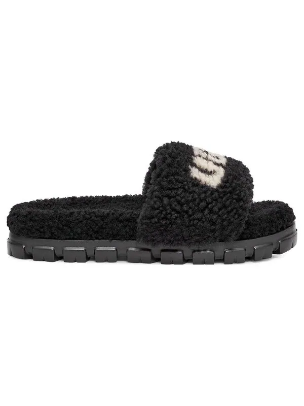 Тапочки cozetta curly graphic 'black' Ugg — изображение 2 из 4, черный