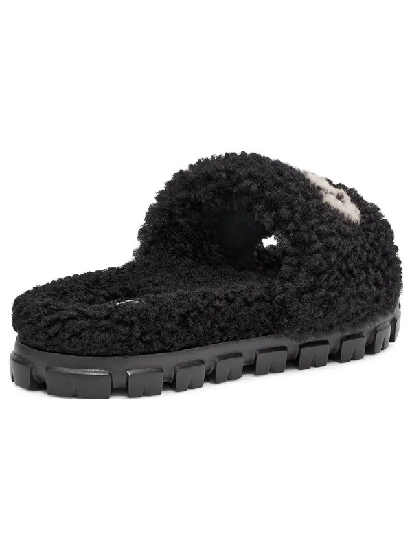 Тапочки cozetta curly graphic 'black' Ugg — изображение 4 из 4, черный