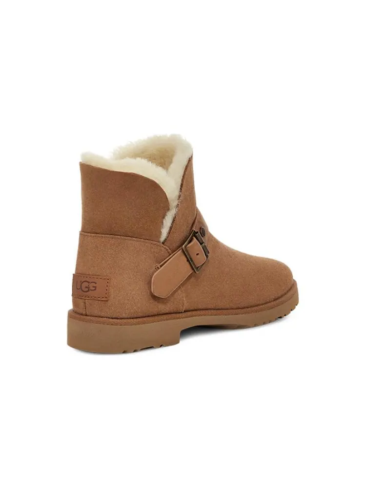Ботинки зимние UGG WMNS Romely Short Buckle Boot — изображение 6 из 7, коричневый