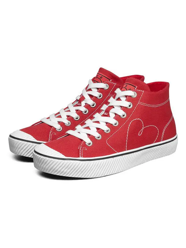 Кроссовки bobs b wild mid-top sneakers red Skechers — изображение 3 из 4, красный