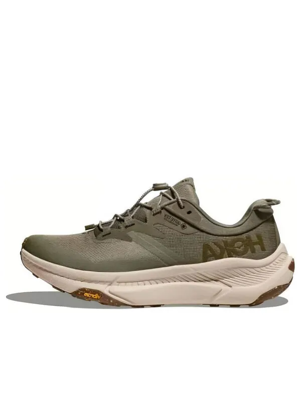Кроссовки transport gore-tex 'slate oat milk' Hoka One One — изображение 1 из 4, зеленый