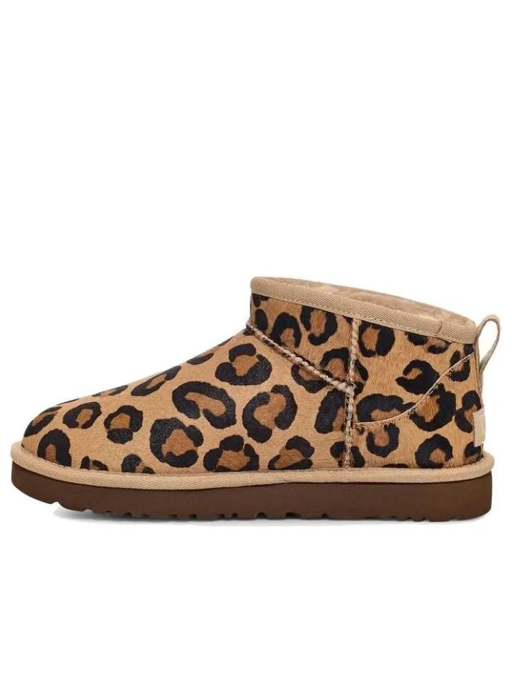 (WMNS) Классические ультраминиатюрные сапоги UGG в леопардовый принт, модель — изображение 1 из 7