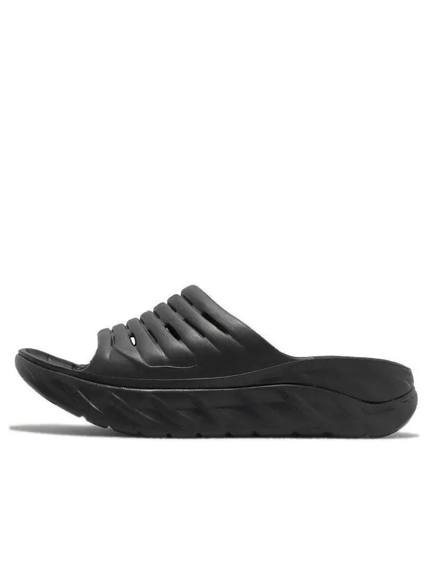 Тапочки ora recovery slide 'black' Hoka One One — изображение 1 из 4, черный