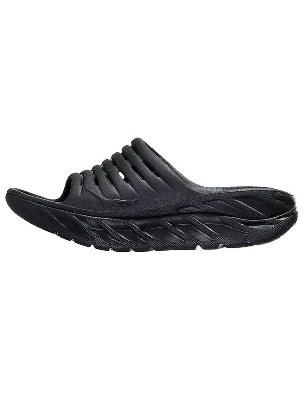 Тапочки ora recovery slide 'black' Hoka One One — изображение 2 из 4, черный