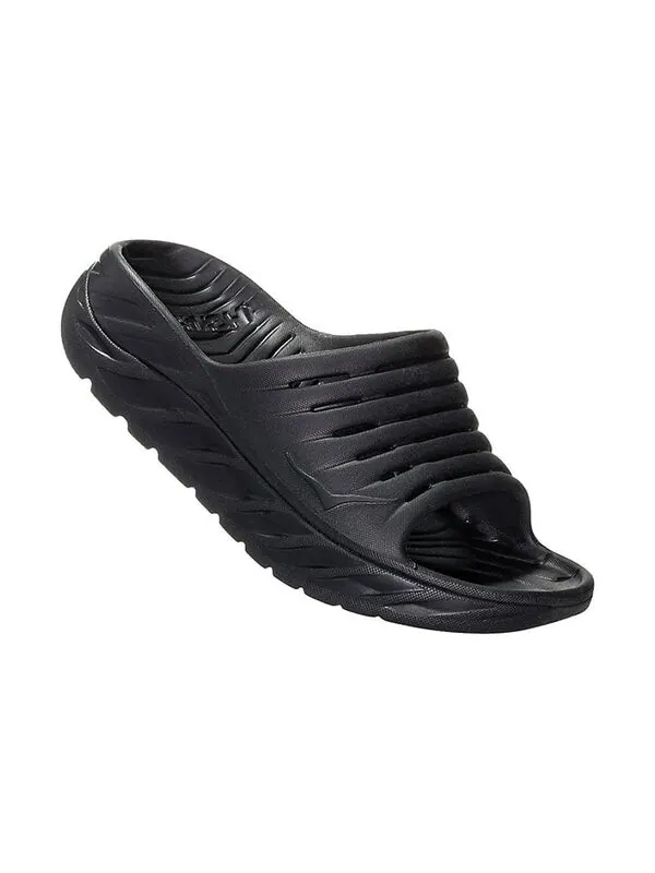 Тапочки ora recovery slide 'black' Hoka One One — изображение 3 из 4, черный