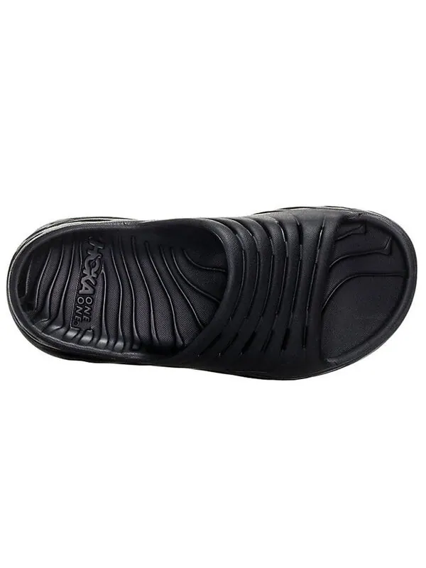 Тапочки ora recovery slide 'black' Hoka One One — изображение 4 из 4, черный