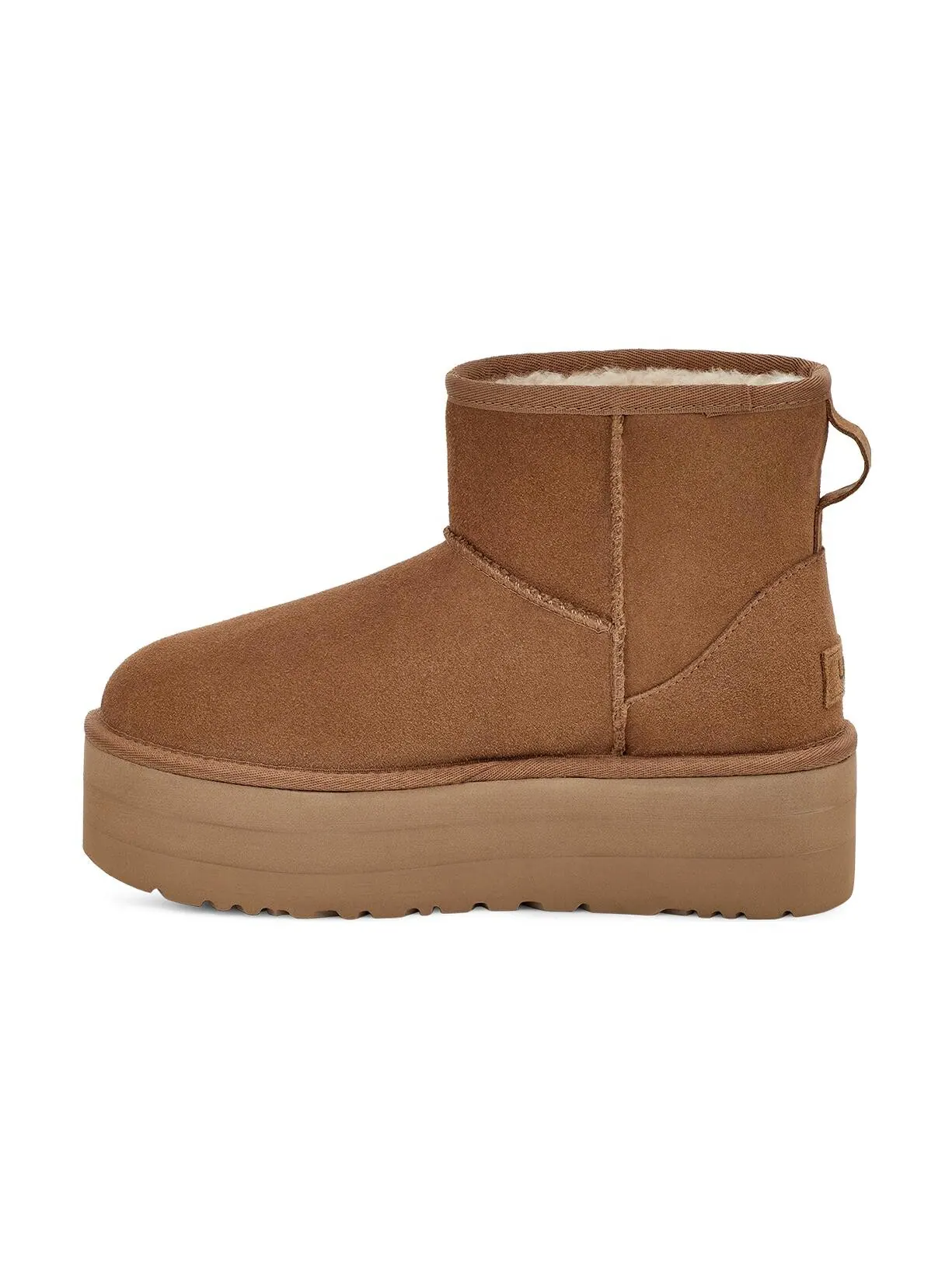 UGG Classic Mini Platform — изображение 1 из 4, каштановый