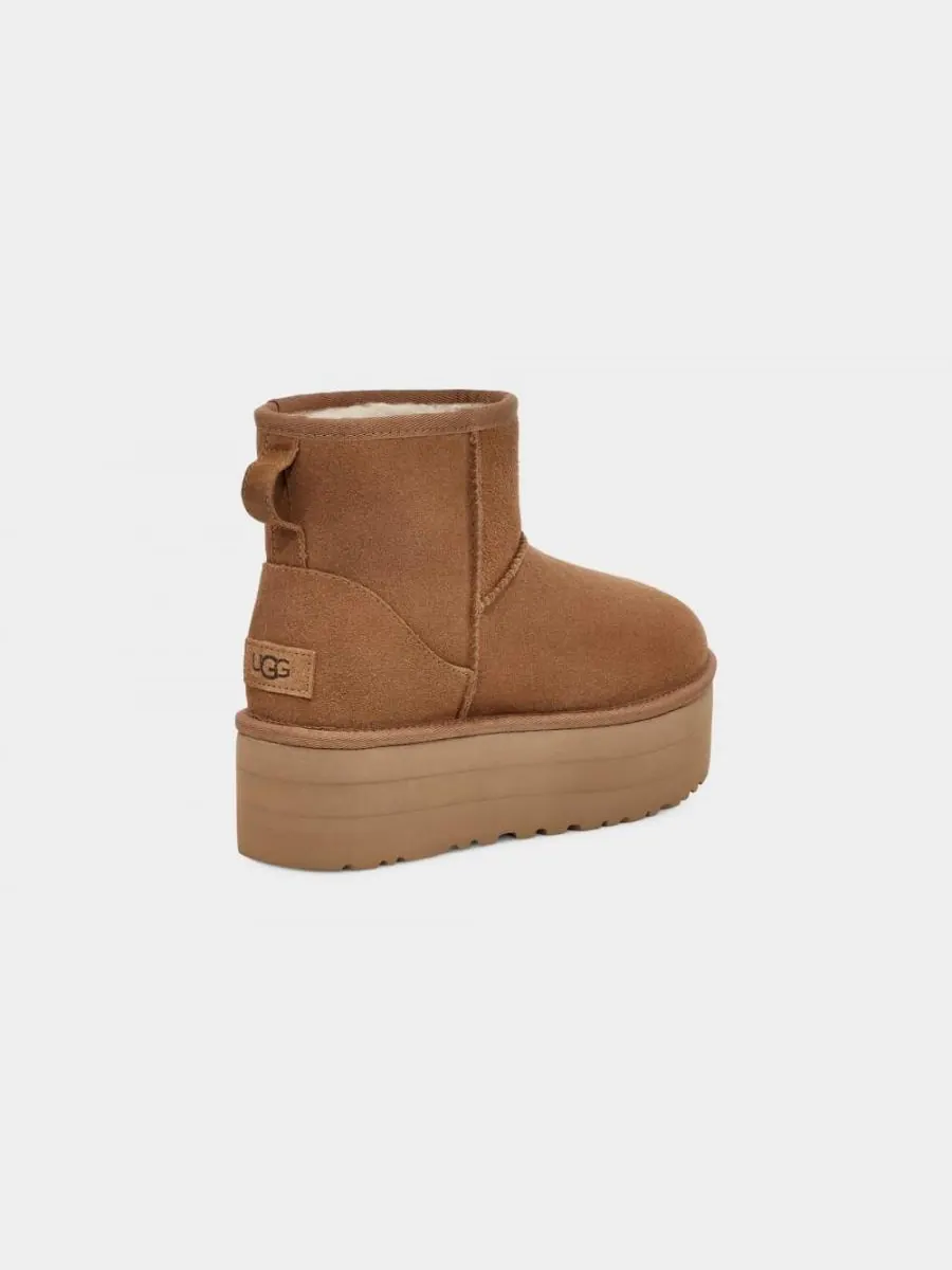 UGG Classic Mini Platform — изображение 2 из 4, каштановый