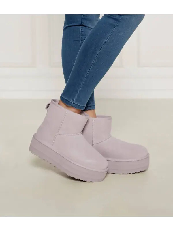 Угги UGG Classic Mini Platform — изображение 2 из 4, фиолетовый