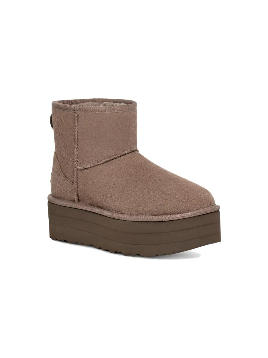 Угги UGG Classic Mini Platform — изображение 3 из 5, бежевый