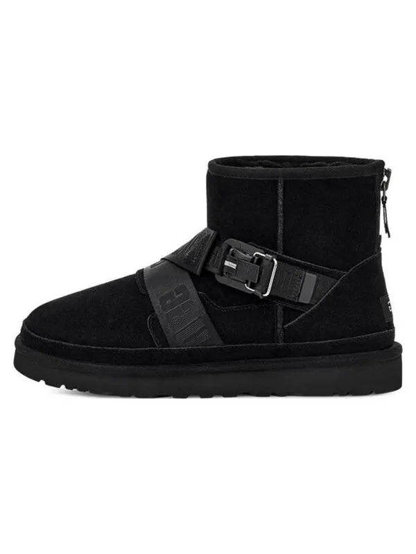 Зимние ботинки мужские Ugg с логотипом — изображение 2 из 4, черный