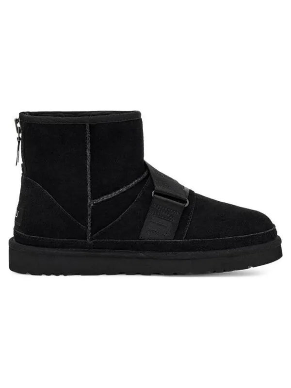 Зимние ботинки мужские Ugg с логотипом — изображение 3 из 4, черный