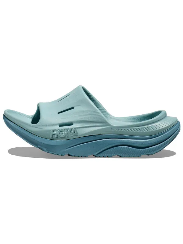 Тапочки ora recovery slide 3 'cloud blue' Hoka One One — изображение 2 из 4, синий/синий