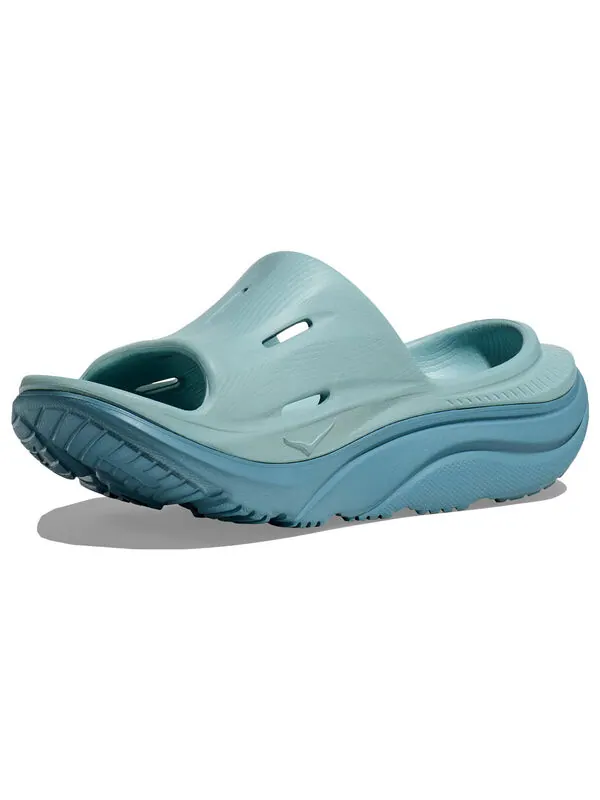 Тапочки ora recovery slide 3 'cloud blue' Hoka One One — изображение 4 из 4, синий/синий