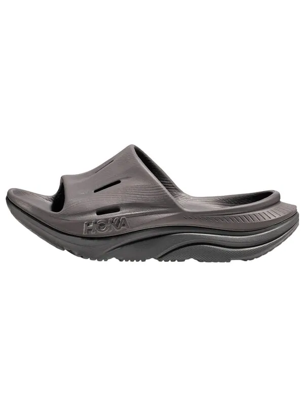 Тапочки ora recovery slide 3 'grey' Hoka One One — изображение 2 из 4, серый