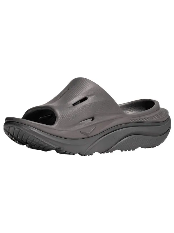 Тапочки ora recovery slide 3 'grey' Hoka One One — изображение 3 из 4, серый
