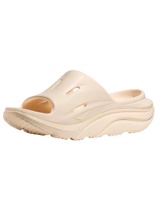 Тапочки ora recovery slide 3 'beige' Hoka One One — изображение 3 из 4, бежевый
