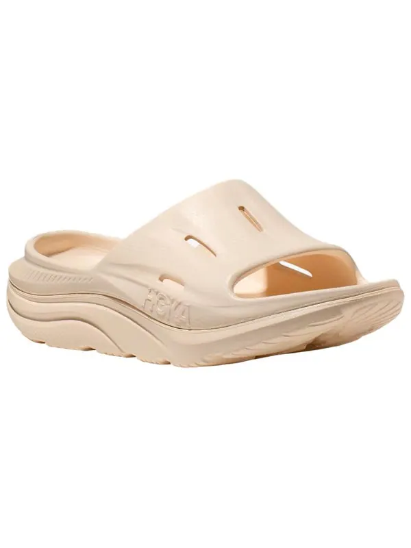 Тапочки ora recovery slide 3 'beige' Hoka One One — изображение 4 из 4, бежевый