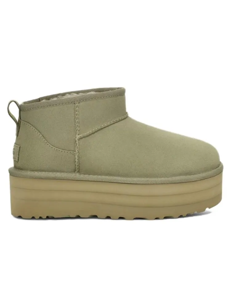 Ботинки женские UGG Shaded Clover на платформе — изображение 2 из 5, зеленый