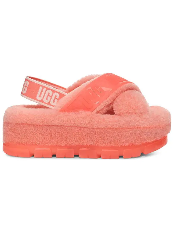Сандалии fuzzita clear 'starfish pink' Ugg — изображение 2 из 4, розовый