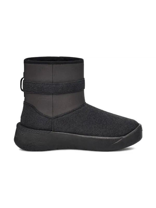 Зимние ботинки мужские Ugg комбинированные с мехом — изображение 3 из 4, черный