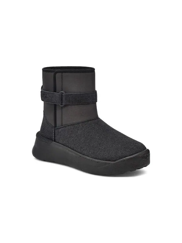 Зимние ботинки мужские Ugg комбинированные с мехом — изображение 4 из 4, черный