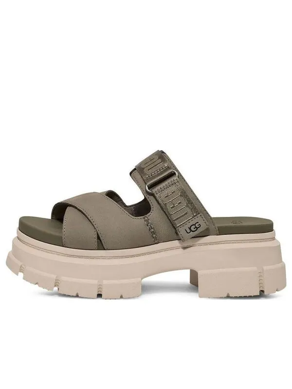 Тапочки ashton slide 'moss green' Ugg — изображение 1 из 4, зеленый