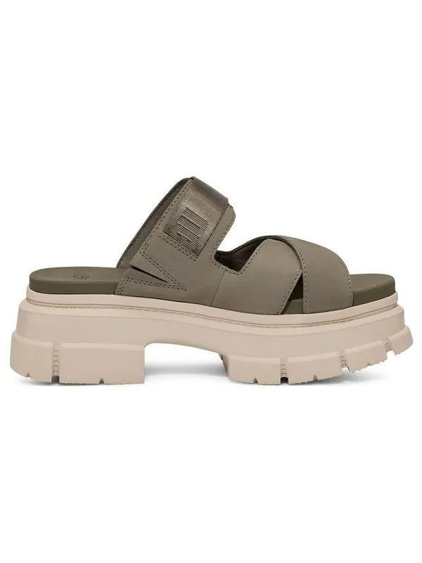 Тапочки ashton slide 'moss green' Ugg — изображение 2 из 4, зеленый