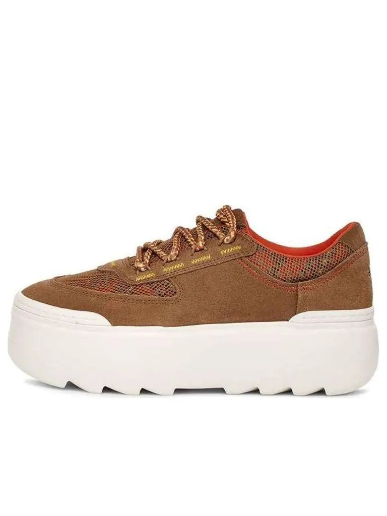Кроссовки (WMNS) UGG Marin Mega Lace Heritage Braid 'Chestnut' — изображение 1 из 3, коричневый