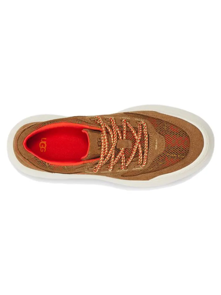 Кроссовки (WMNS) UGG Marin Mega Lace Heritage Braid 'Chestnut' — изображение 2 из 3, коричневый