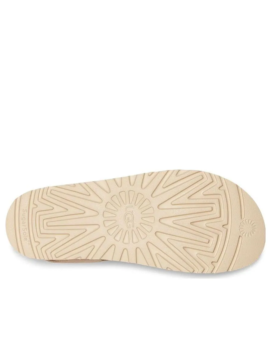 Сандалии (WMNS) UGG Goldenstar Strap Platform Sandal 'Driftwood' — изображение 4 из 4, бежевый