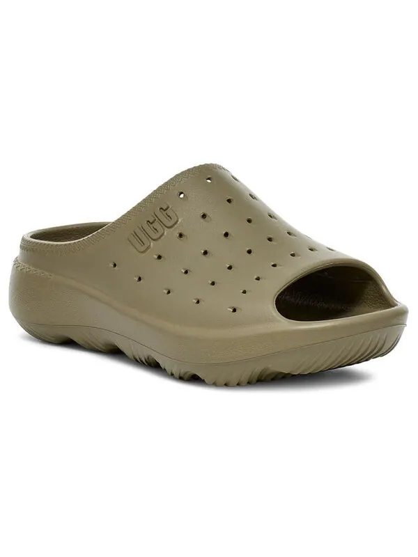 Тапочки slide it 'olive green' Ugg — изображение 3 из 4, оливковый зеленый