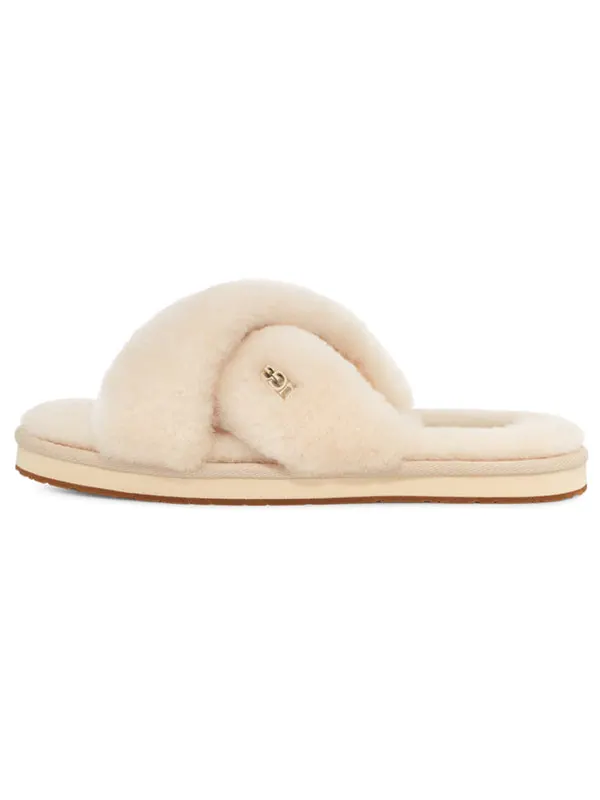 Тапочки ayana 'natural fluff' Ugg — изображение 2 из 4, бежевый
