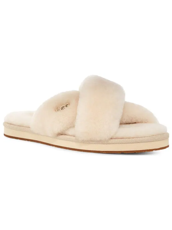 Тапочки ayana 'natural fluff' Ugg — изображение 4 из 4, бежевый