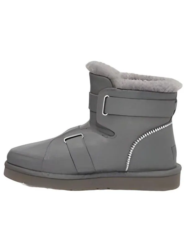 Кроссовки мини-пряжка короткие ботинки Ugg — изображение 1 из 4, серый