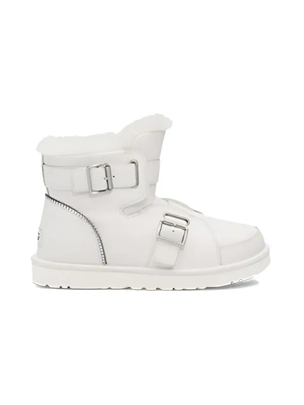 Кроссовки мини-пряжка короткие ботинки Ugg — изображение 3 из 4, белый
