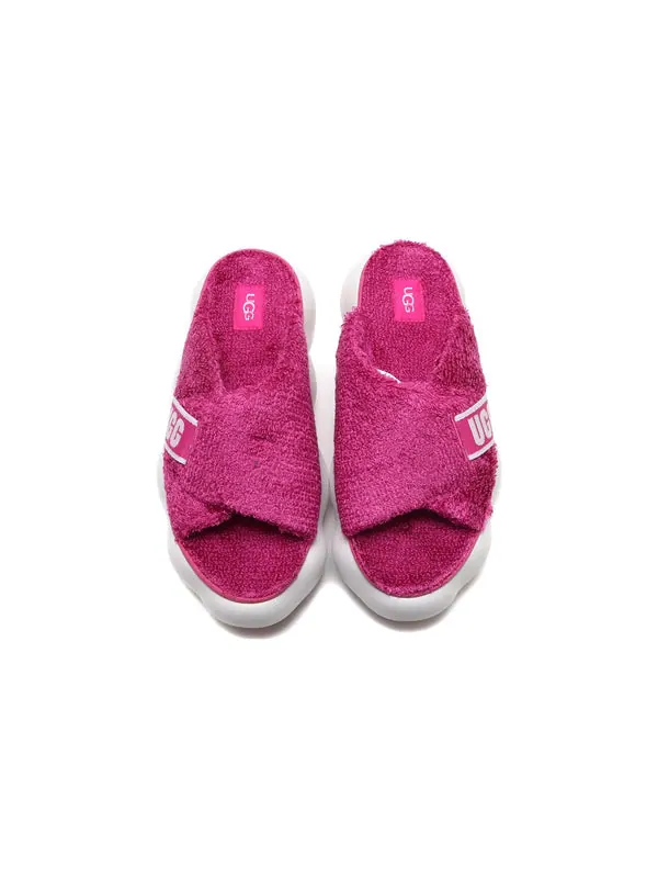 Тапочки sugarcloud slide 'pink' Ugg — изображение 2 из 4, розовый/белый