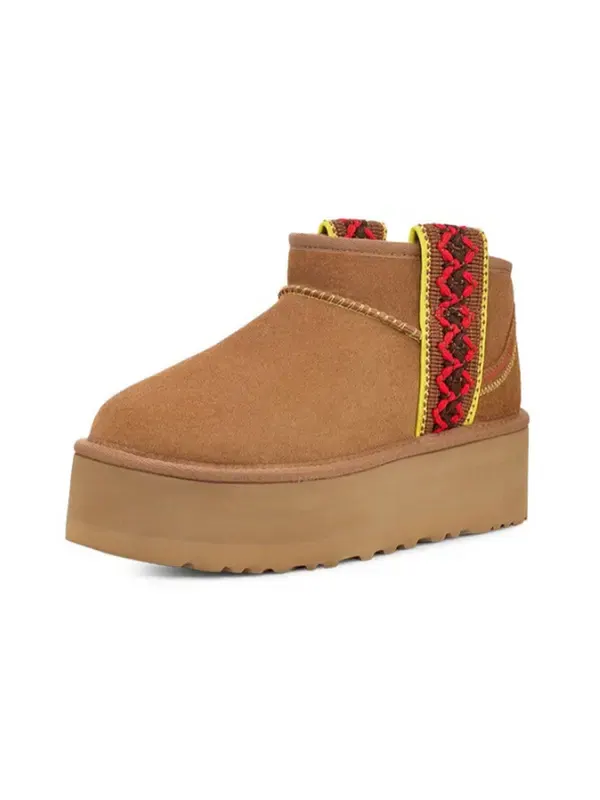 Кроссовки classic ultra mini braid plat Ugg — изображение 4 из 4, коричневый