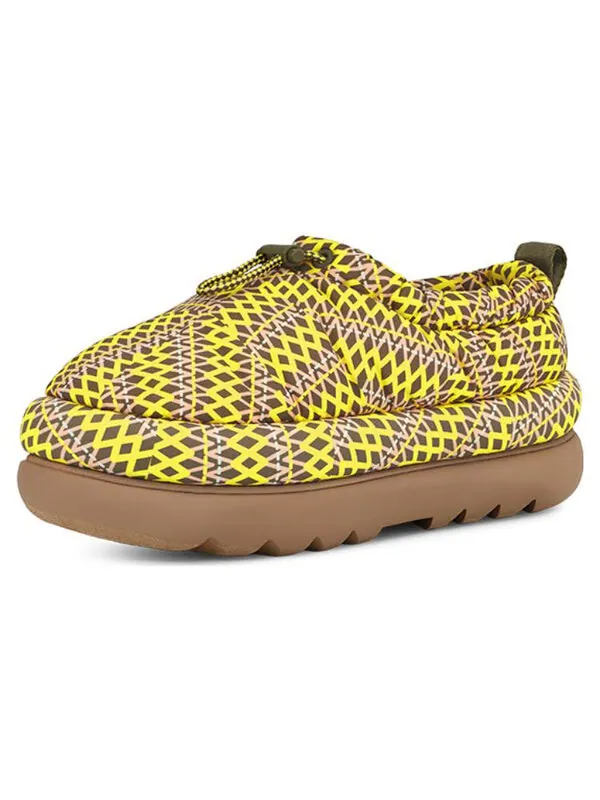 Кроссовки maxi heritage braid clog Ugg — изображение 2 из 4, оливковый/желтый
