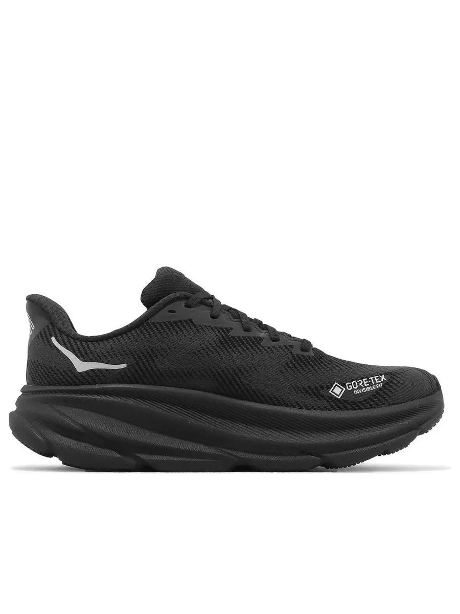 Кроссовки HOKA ONE ONE Clifton 9 Gore-Tex 'Black' — изображение 2 из 5, черный